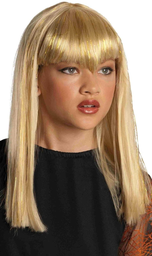 Perruque de Vampire Amusante Blonde pour enfant