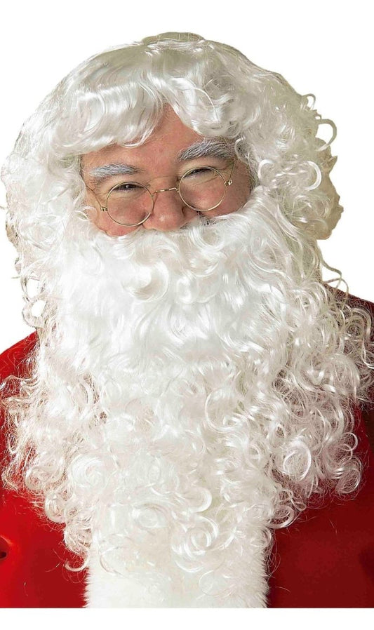 Perruque et Barbe Éco de Père Noël