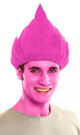 Perruque Troll Rose