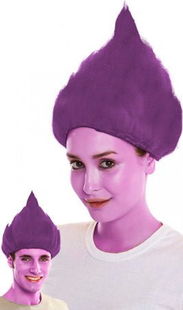 Perruque Troll Violette