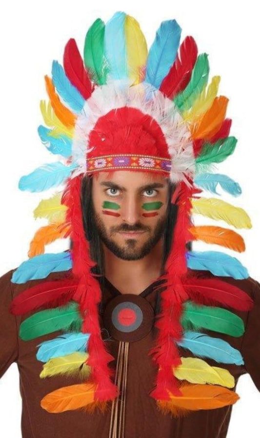 Coiffe Indien Multicolore