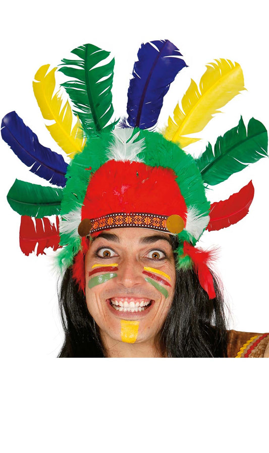Coiffe Indien Plumes