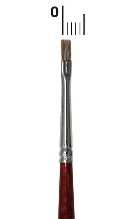 Pinceau Plat 2 mm Boeuf Professionnel