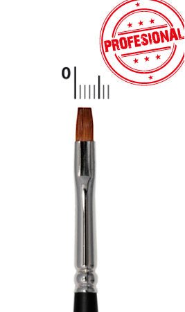Pinceau Plat 2 mm Boeuf Professionnel