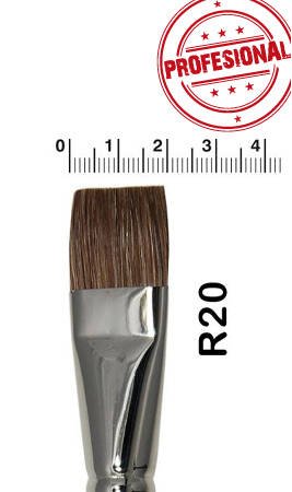 Pinceau Plat 20 mm Boeuf Professionnel