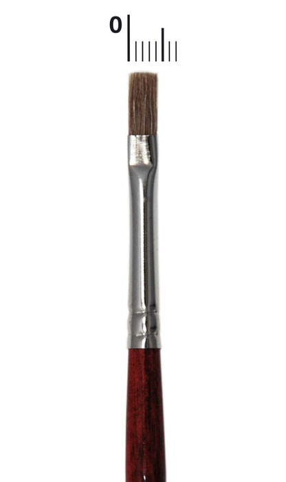 Pinceau Plat 4 mm Boeuf Professionnel