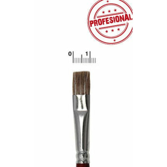 Pincel Plano 10mm Buey Profesional | Don Disfraz