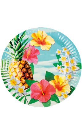 Assiettes Hawaï Paradise
