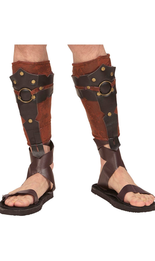 Guêtres Romaines Simili Cuir