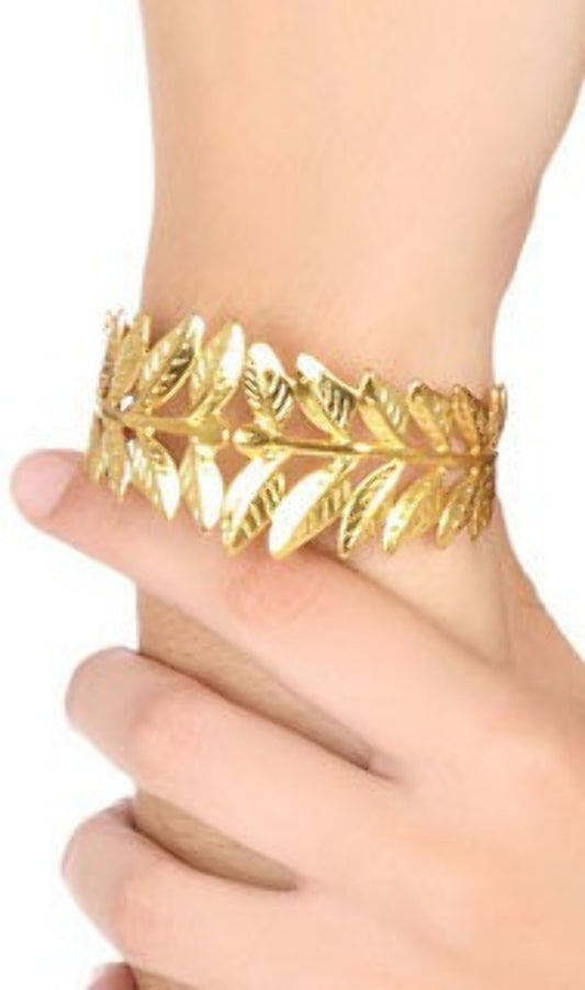 Bracelet de Lauriers Doré