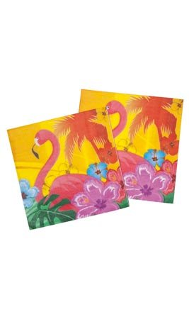 Serviettes Fleurs Hawaï