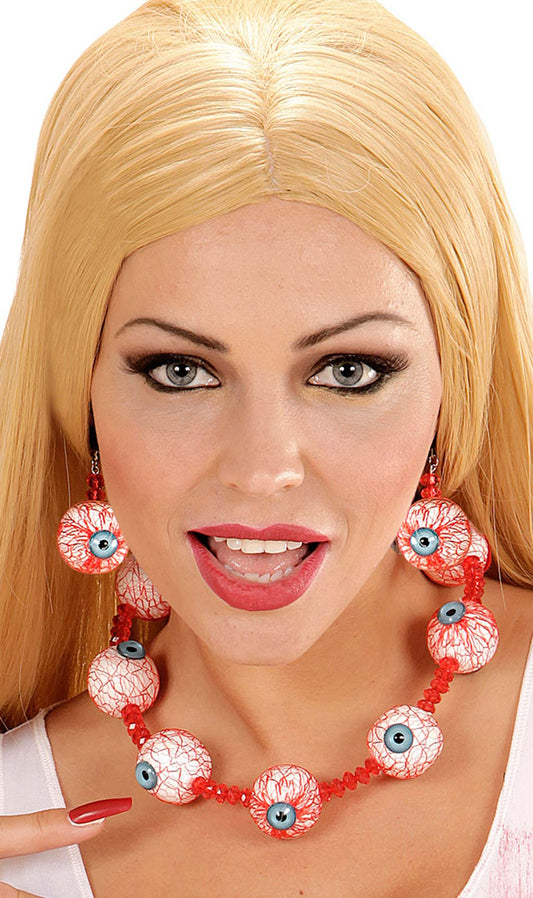 Set Collier et Boucles Oreilles Yeux