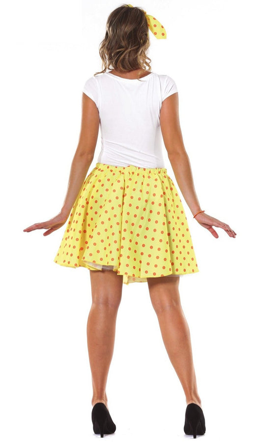 Kit Années 50 à Pois Jaunes