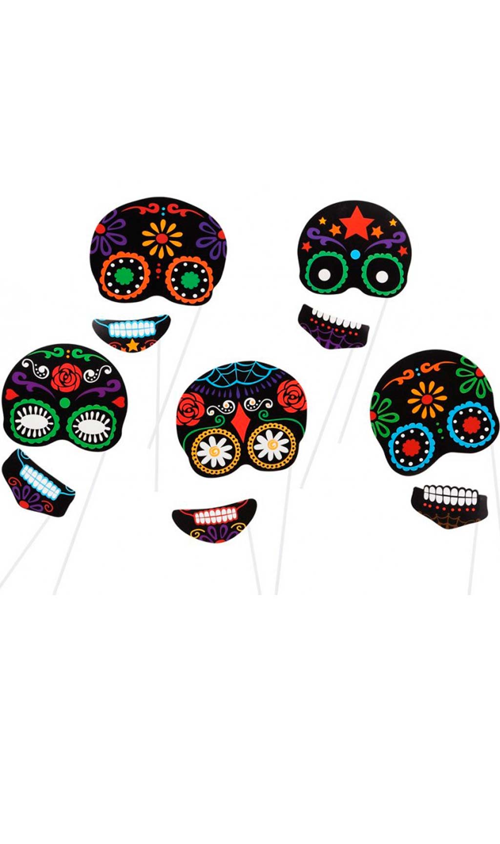 Kit Photobooth Dia de los Muertos