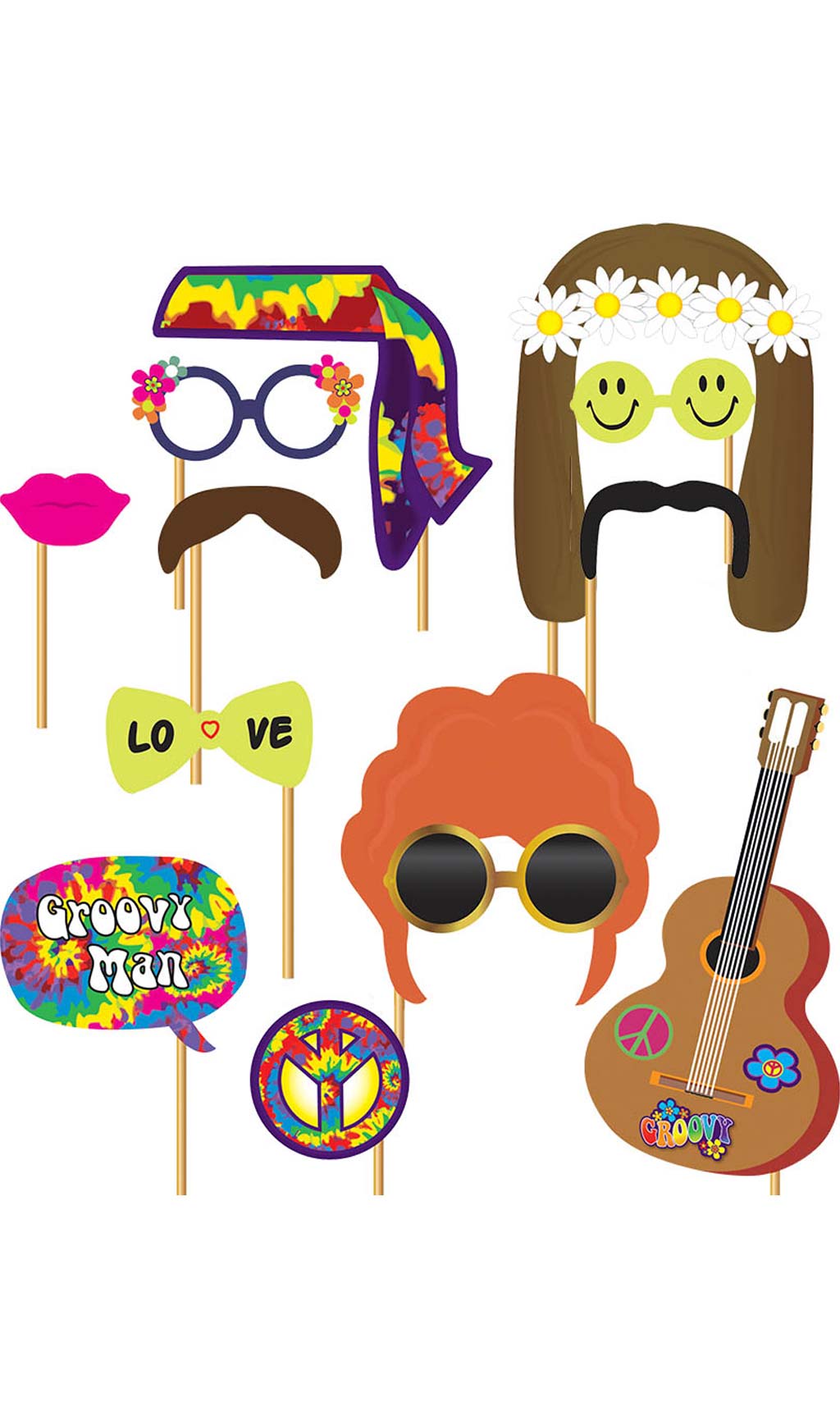 Kit Photo Booth Hippie