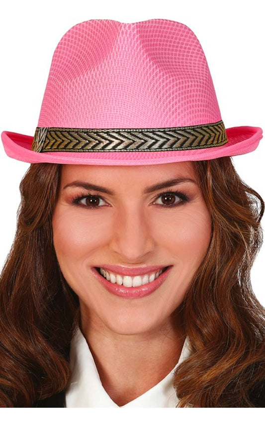 Chapeau de Gangster Rose
