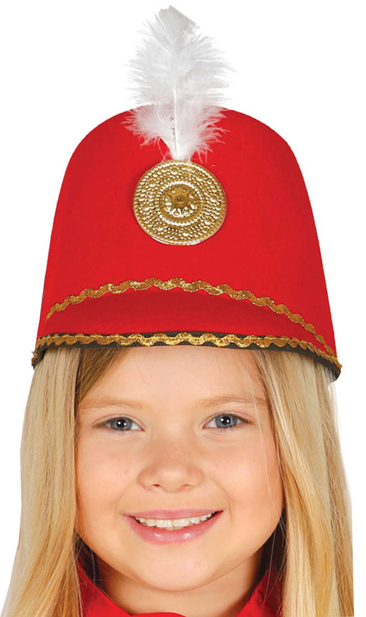 Chapeau Majorette Rouge enfant