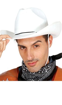 Chapeau Cowboy Blanc