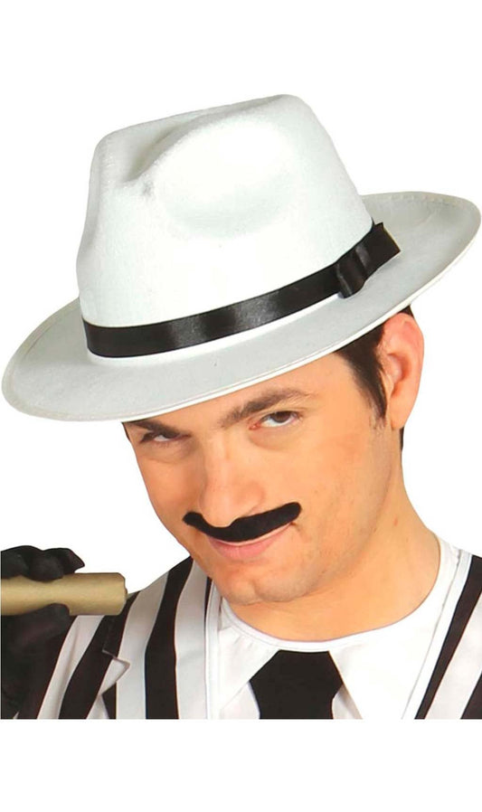 Chapeau Gangster Blanc