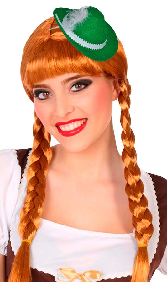 Chapeau Chic de Tyrolienne Verte
