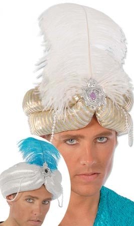 Turban Oriental Perles Couleurs