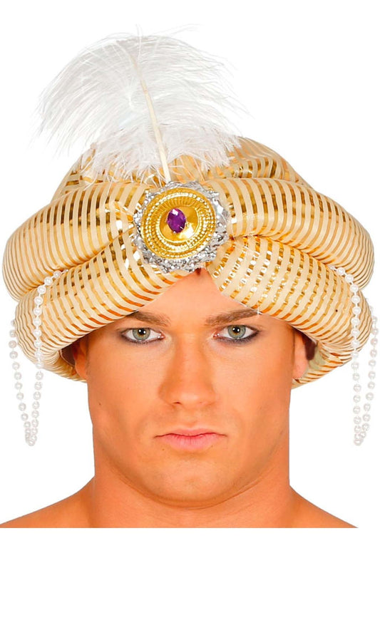 Turban Oriental Perles Couleurs